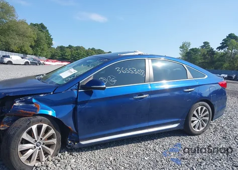 2017 Hyundai Sonata Sport from USA, damaged, VIN 5NPE34AF5HH487928